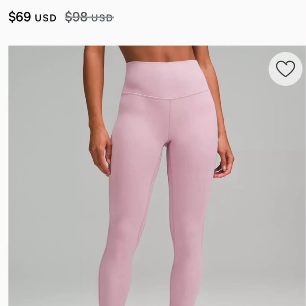 Pink High-Waisted Leggings